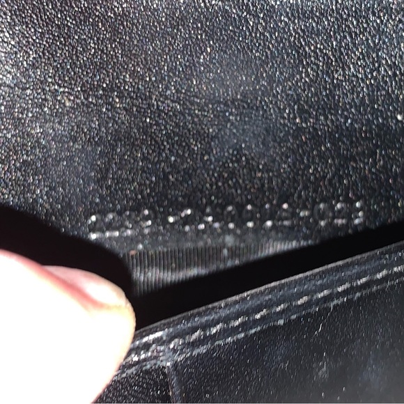 FENDI black FF logo jacquard/leather FULL TIME AGENDA wallet CLUTCH - Picture 6 of 16